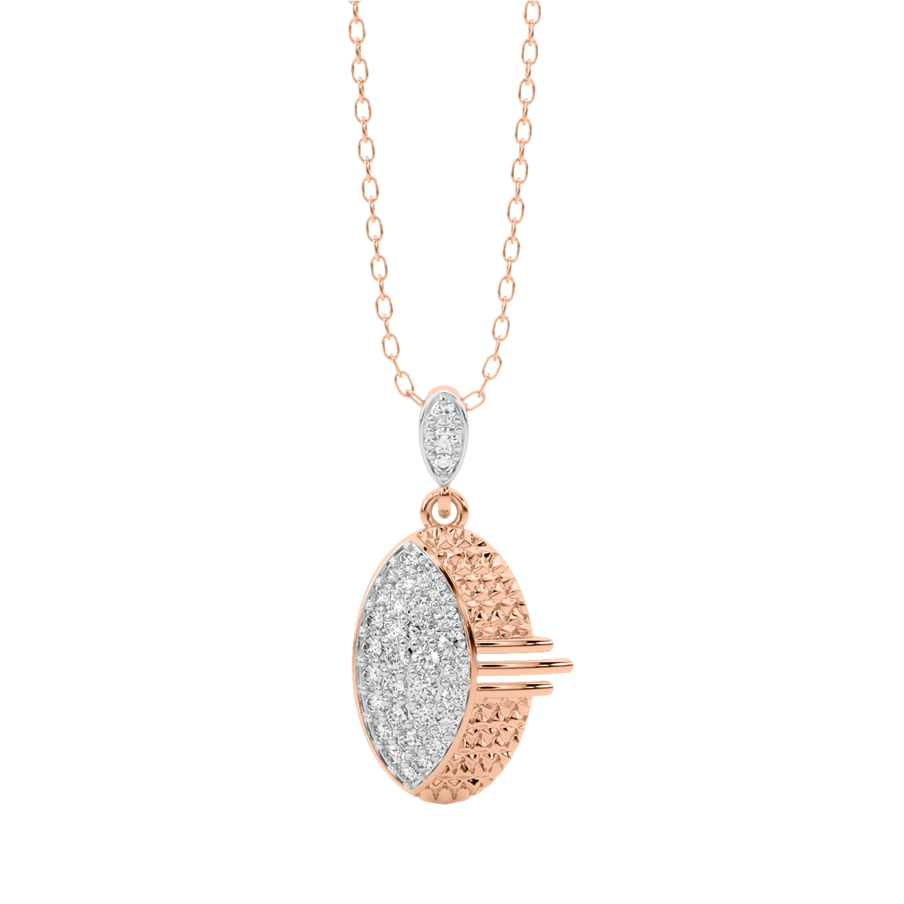 Dorian Round Diamond Pendant